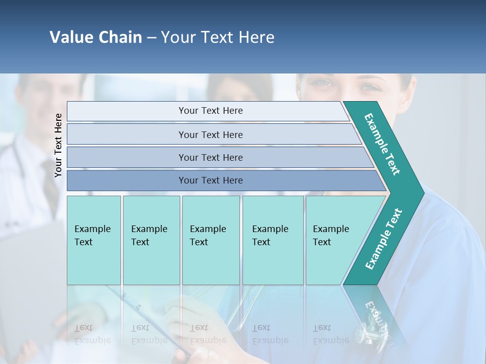 Model Business Background PowerPoint Template
