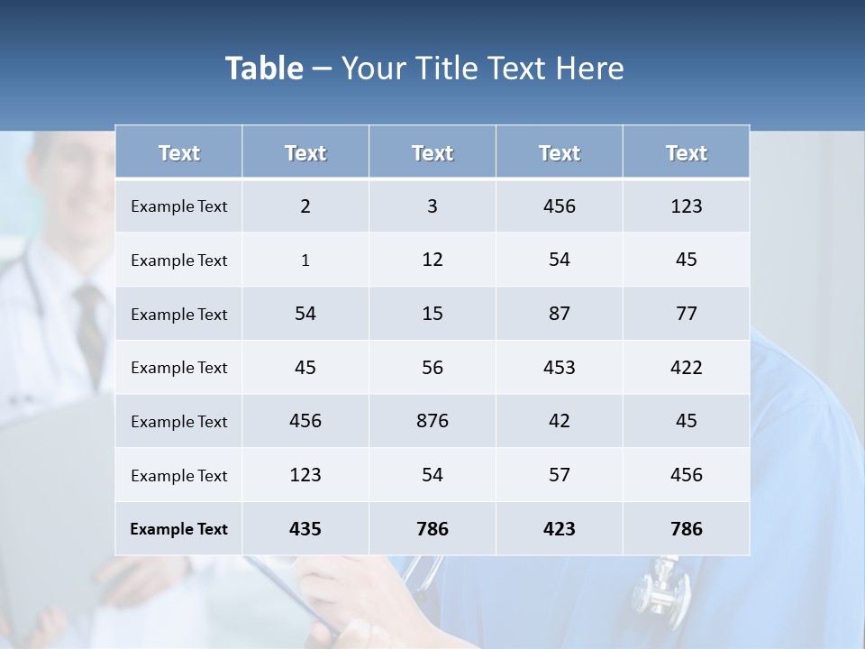 Model Business Background PowerPoint Template