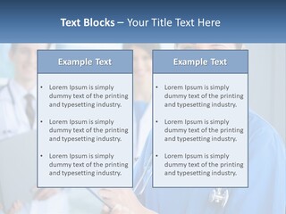 Model Business Background PowerPoint Template
