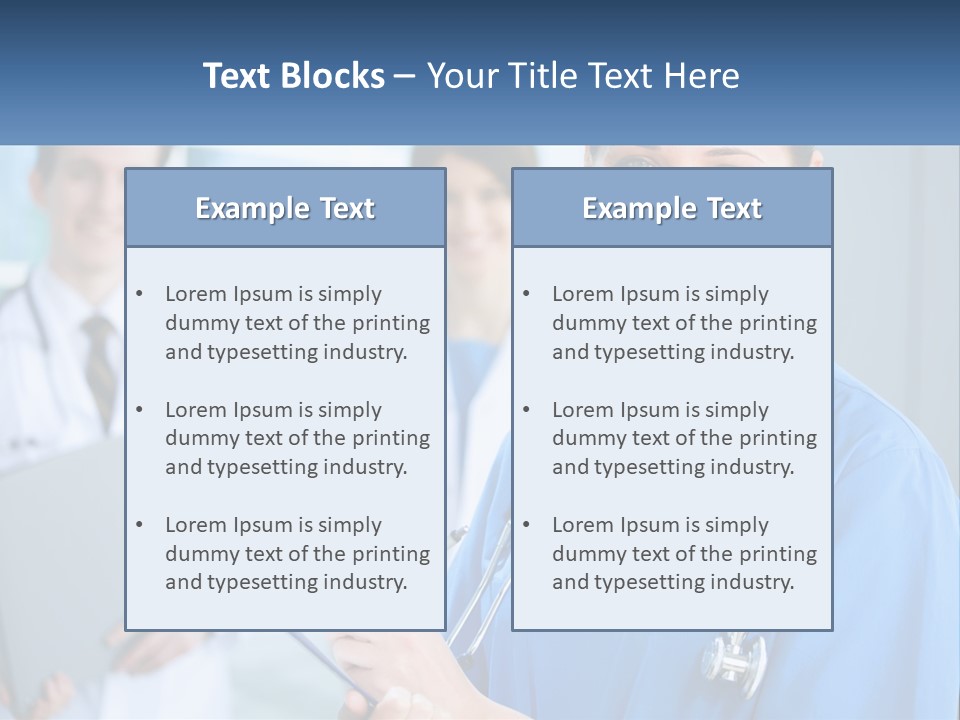 Model Business Background PowerPoint Template