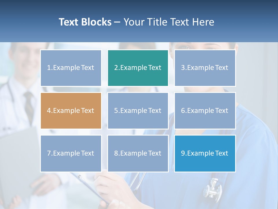 Model Business Background PowerPoint Template