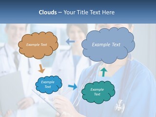 Model Business Background PowerPoint Template