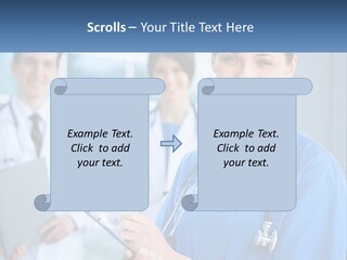Model Business Background PowerPoint Template