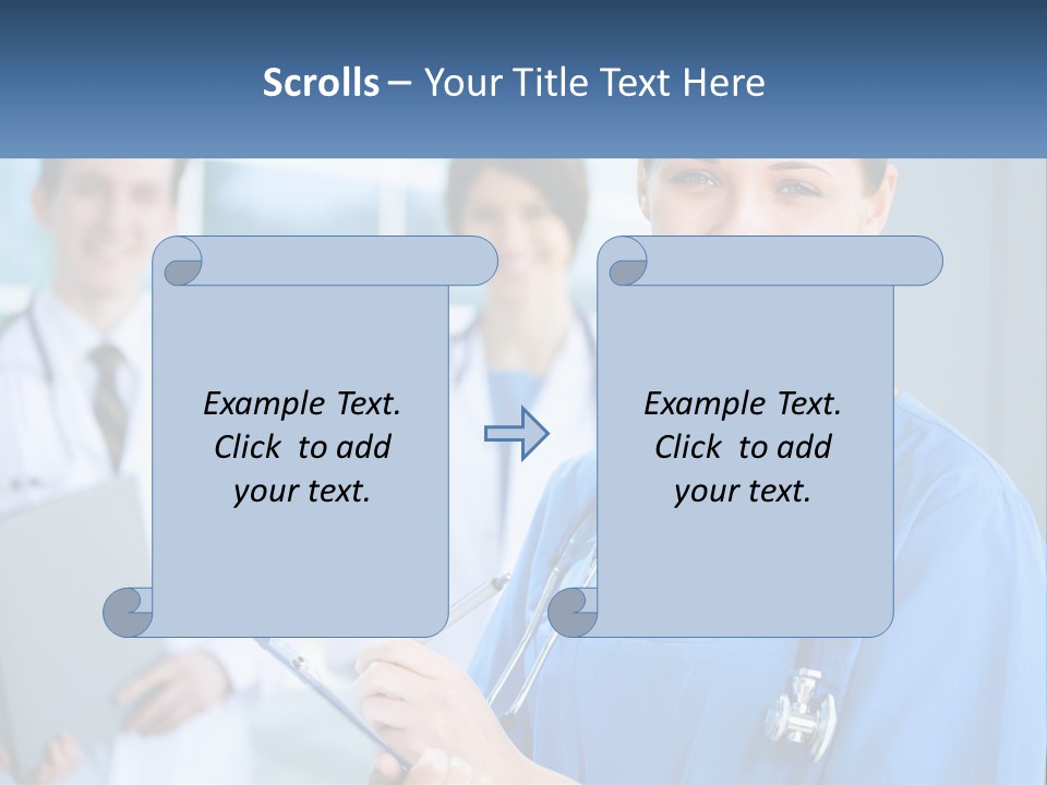 Model Business Background PowerPoint Template