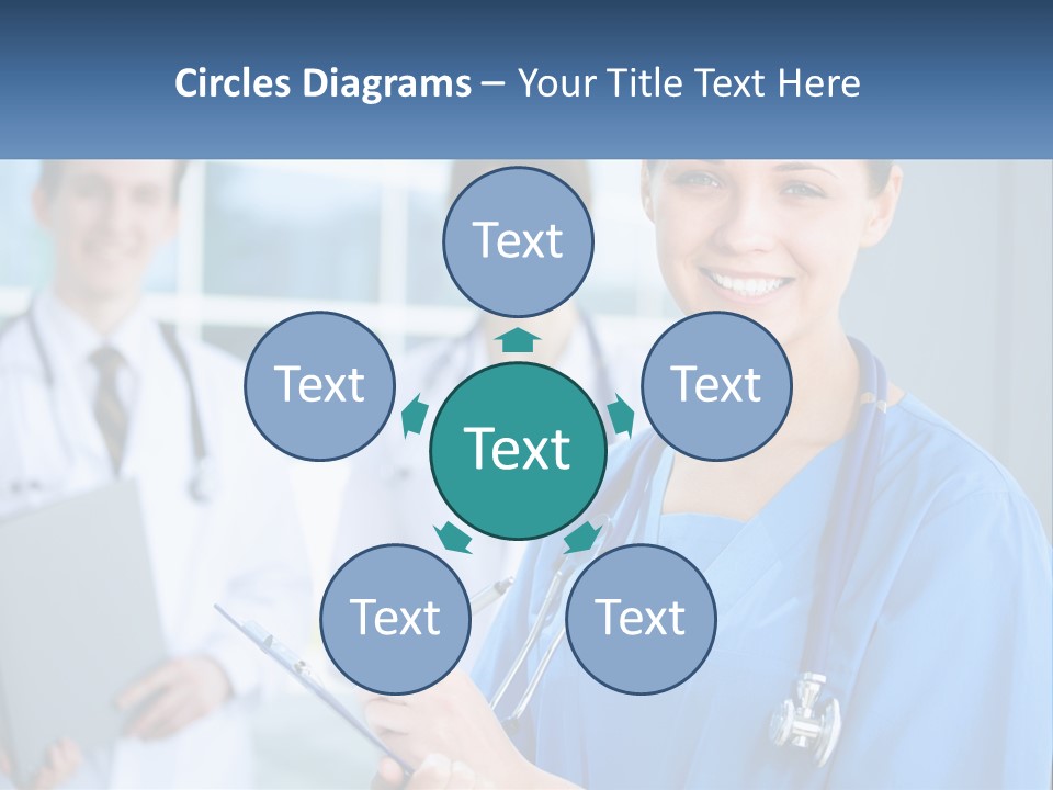 Model Business Background PowerPoint Template