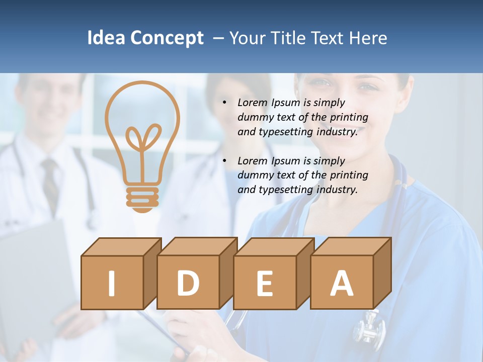 Model Business Background PowerPoint Template