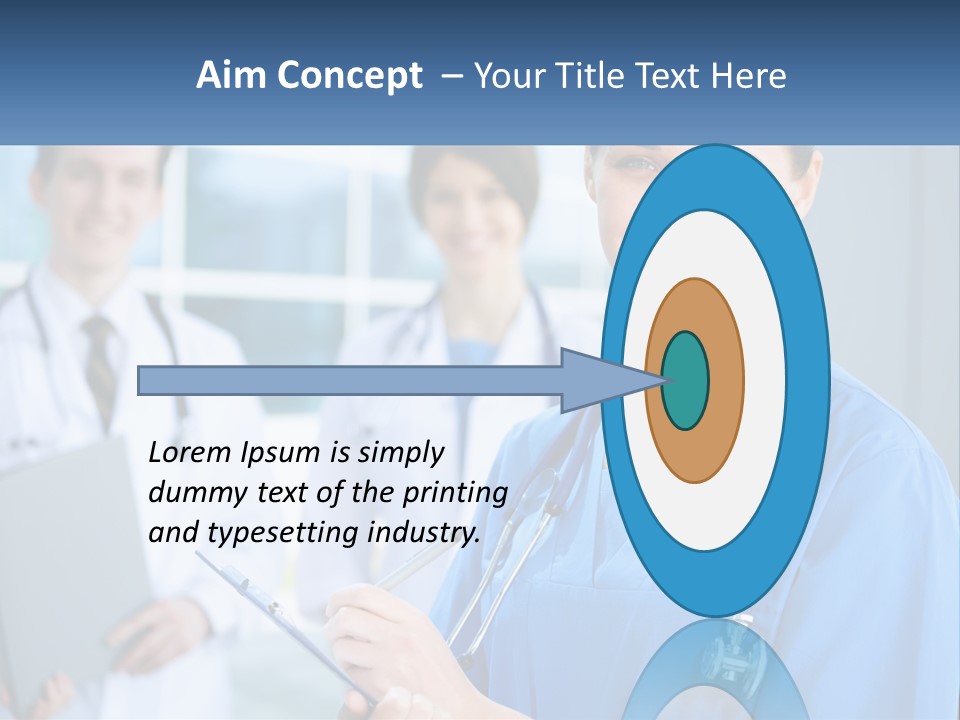 Model Business Background PowerPoint Template