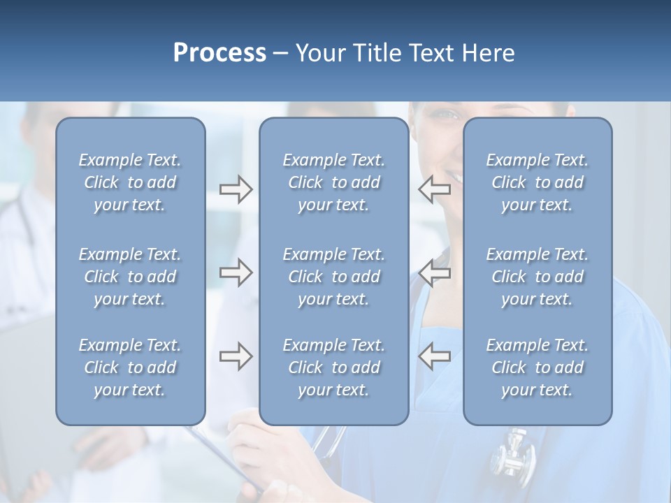 Model Business Background PowerPoint Template
