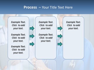 Model Business Background PowerPoint Template