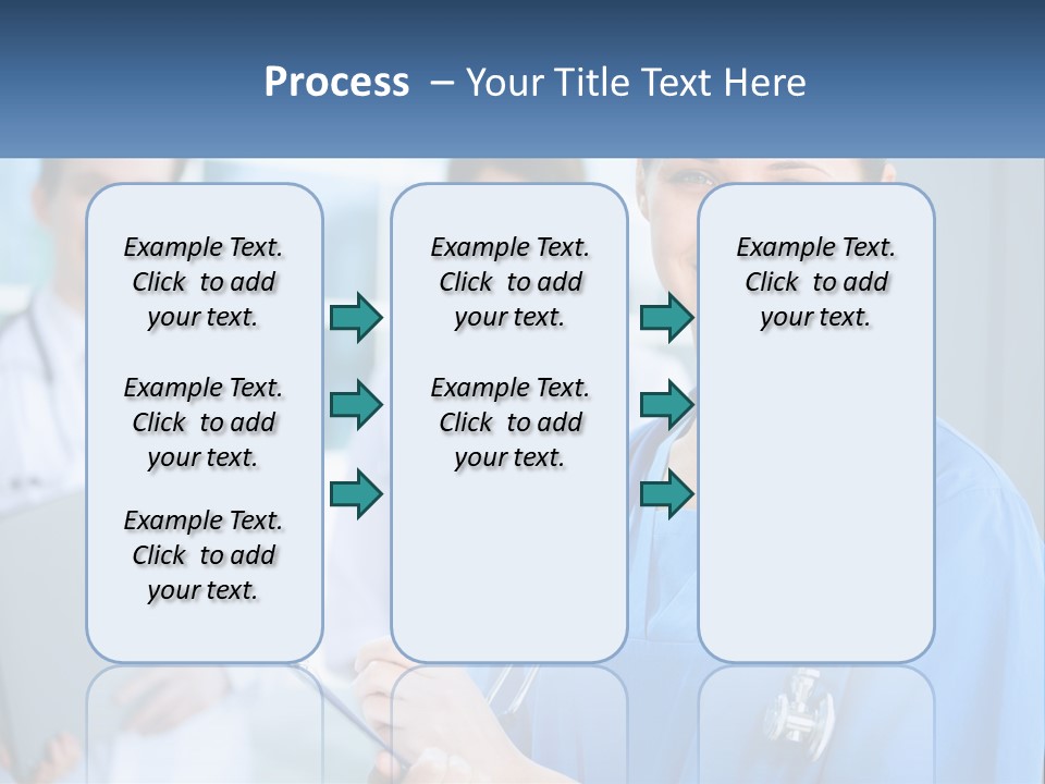 Model Business Background PowerPoint Template