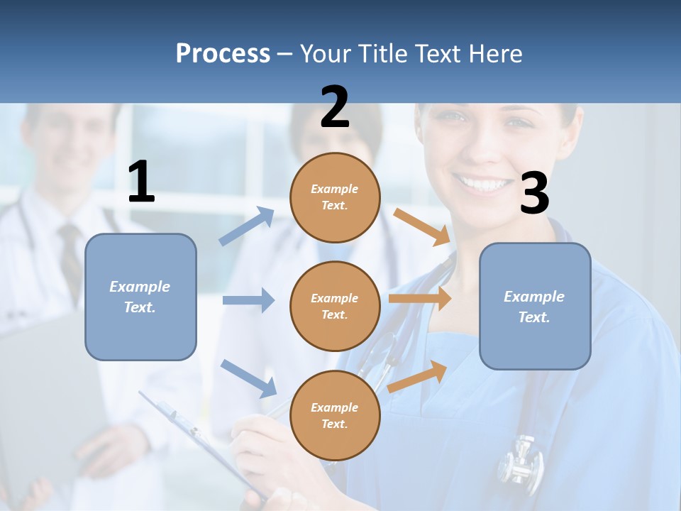 Model Business Background PowerPoint Template