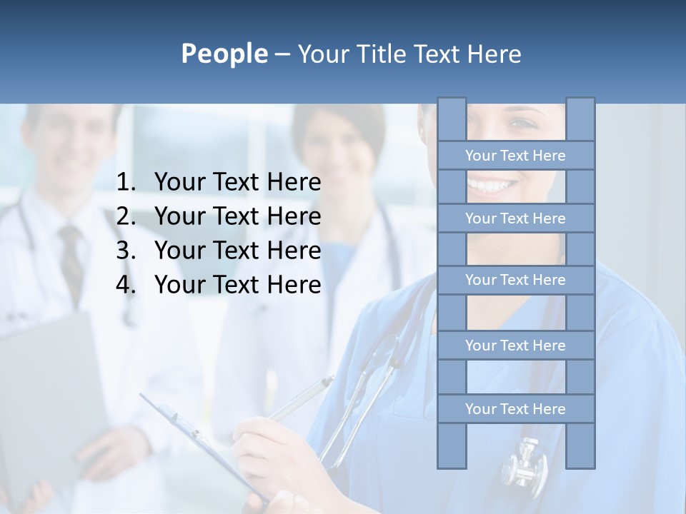 Model Business Background PowerPoint Template