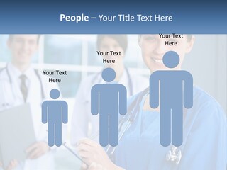 Model Business Background PowerPoint Template