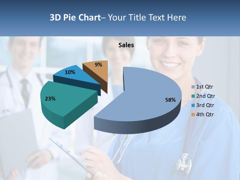 Model Business Background PowerPoint Template