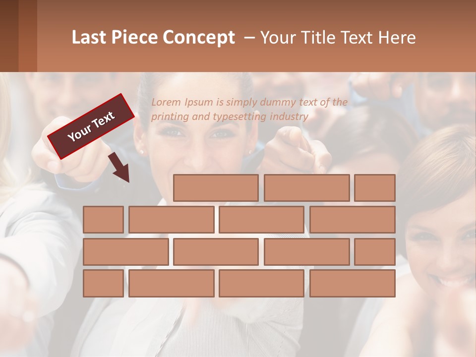 Business Dream Grass PowerPoint Template