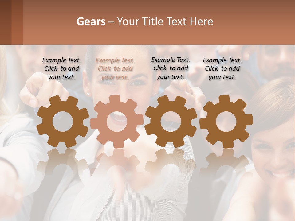 Business Dream Grass PowerPoint Template