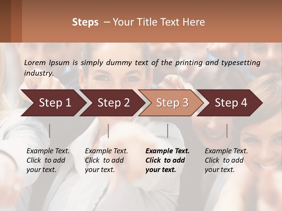 Business Dream Grass PowerPoint Template