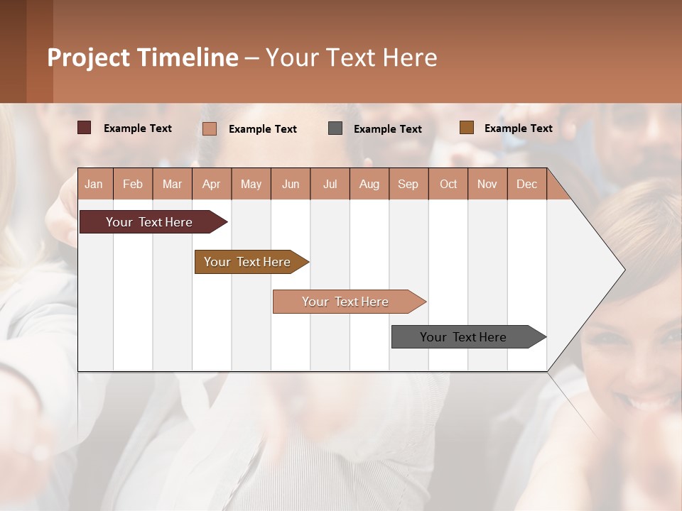 Business Dream Grass PowerPoint Template