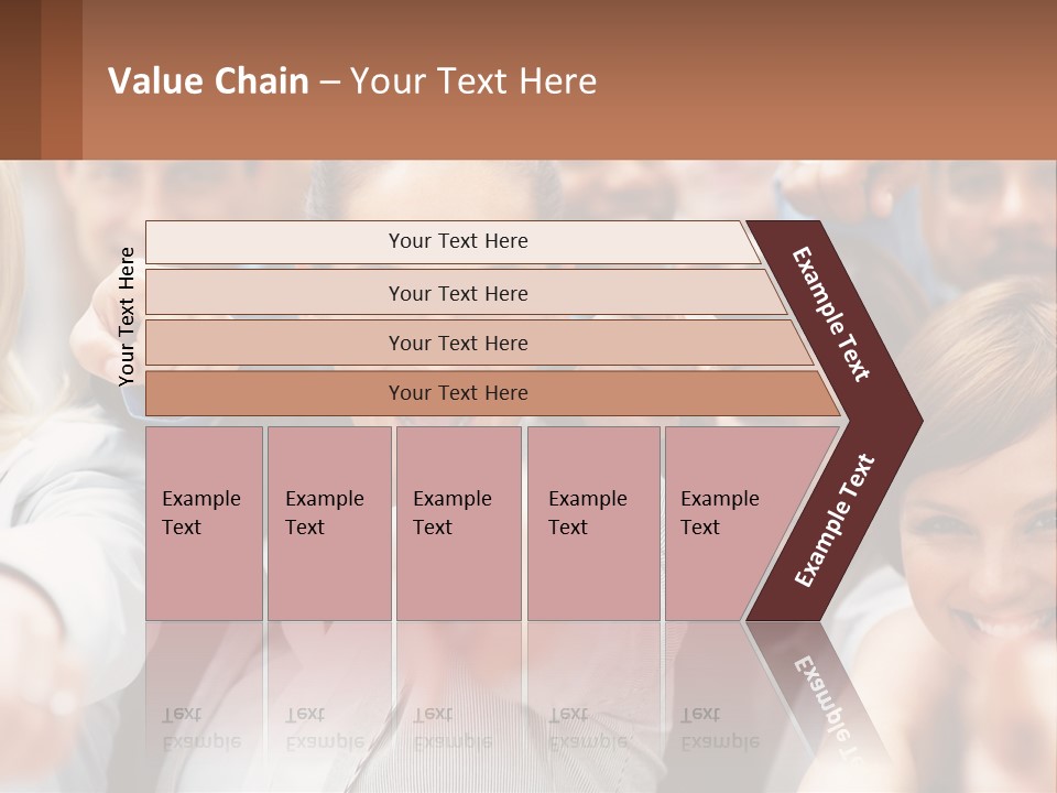 Business Dream Grass PowerPoint Template