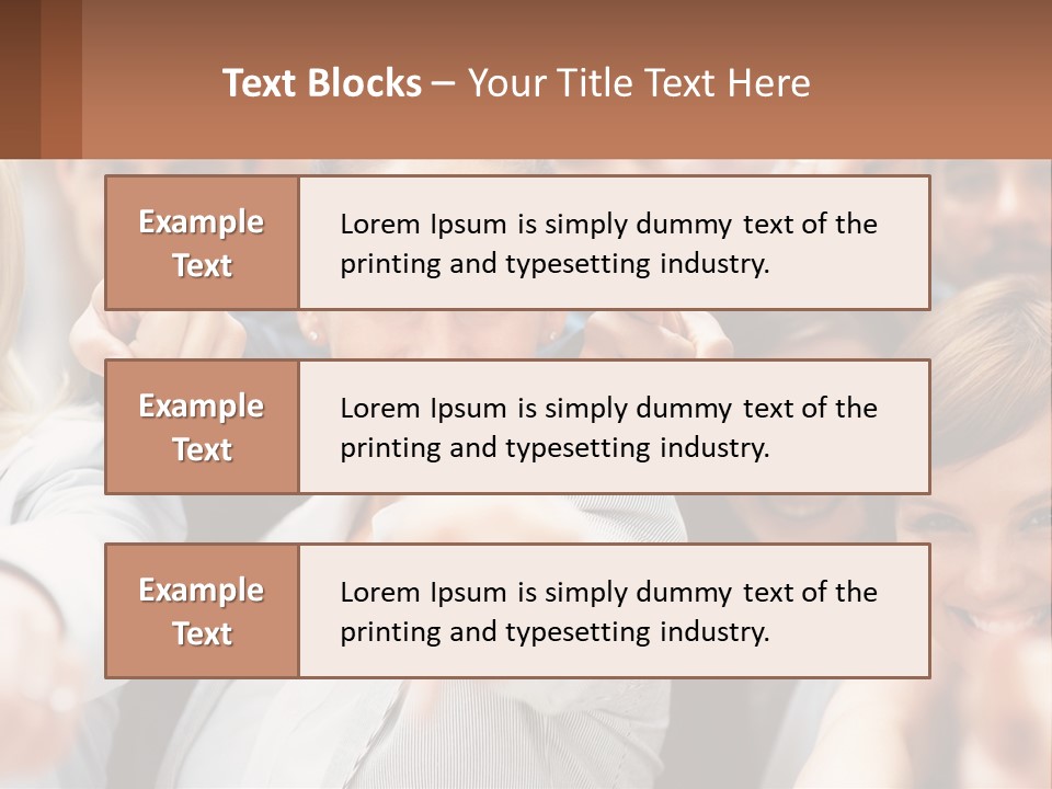 Business Dream Grass PowerPoint Template