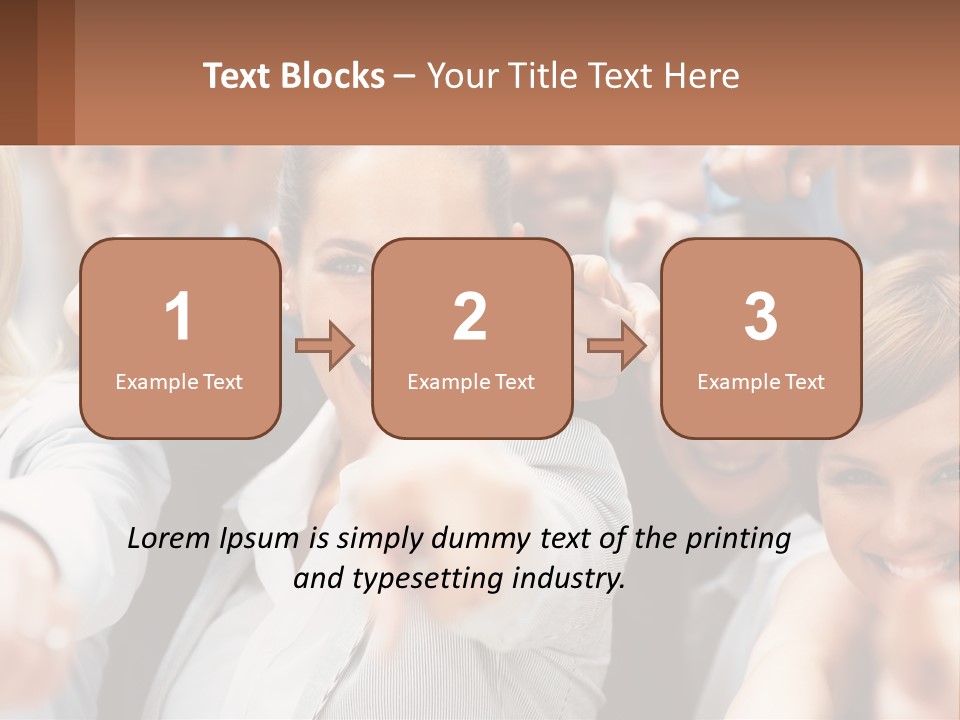 Business Dream Grass PowerPoint Template