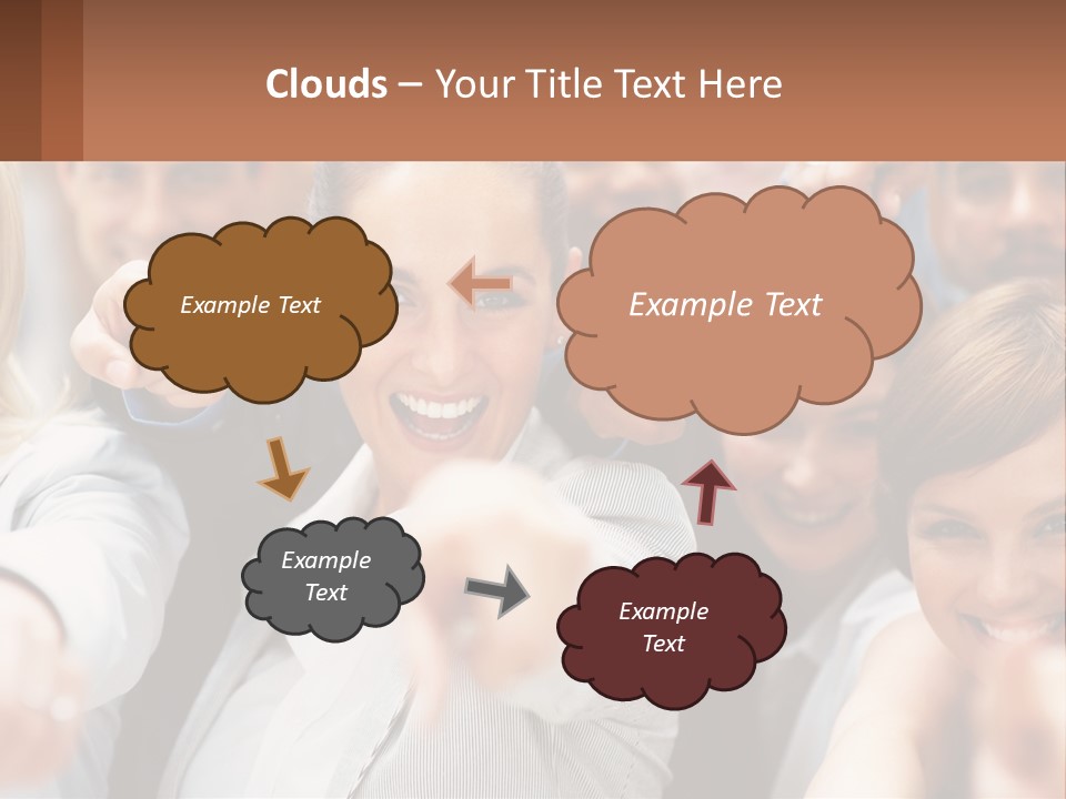 Business Dream Grass PowerPoint Template