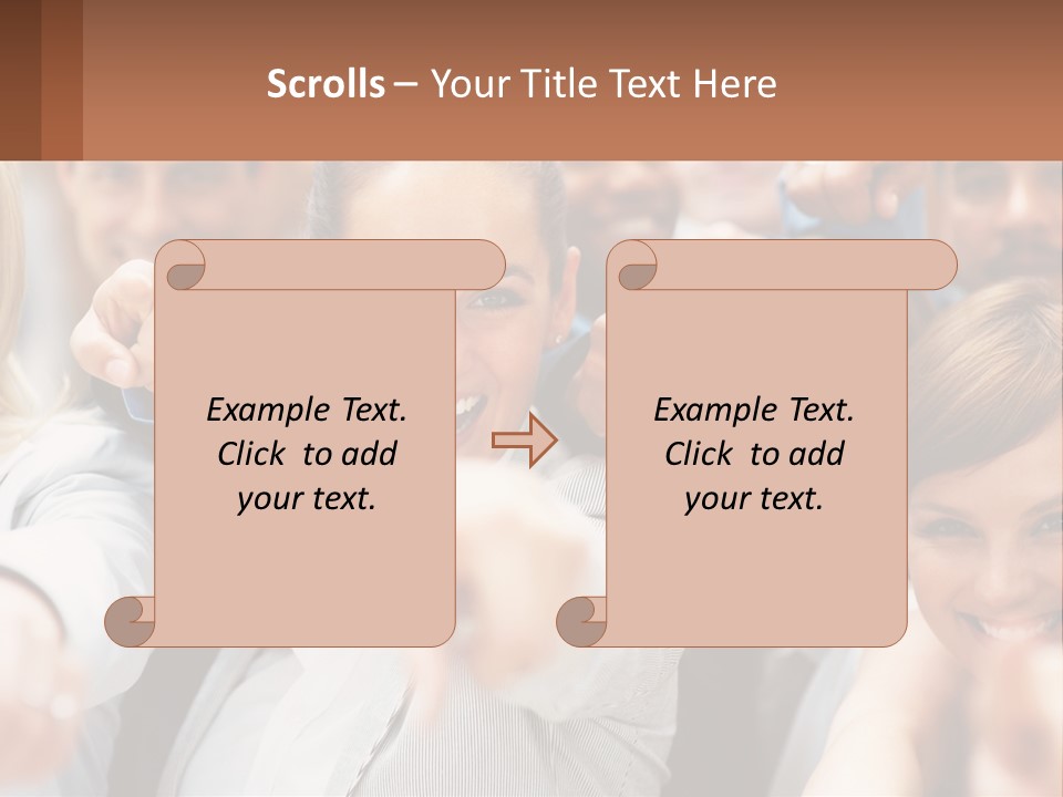 Business Dream Grass PowerPoint Template