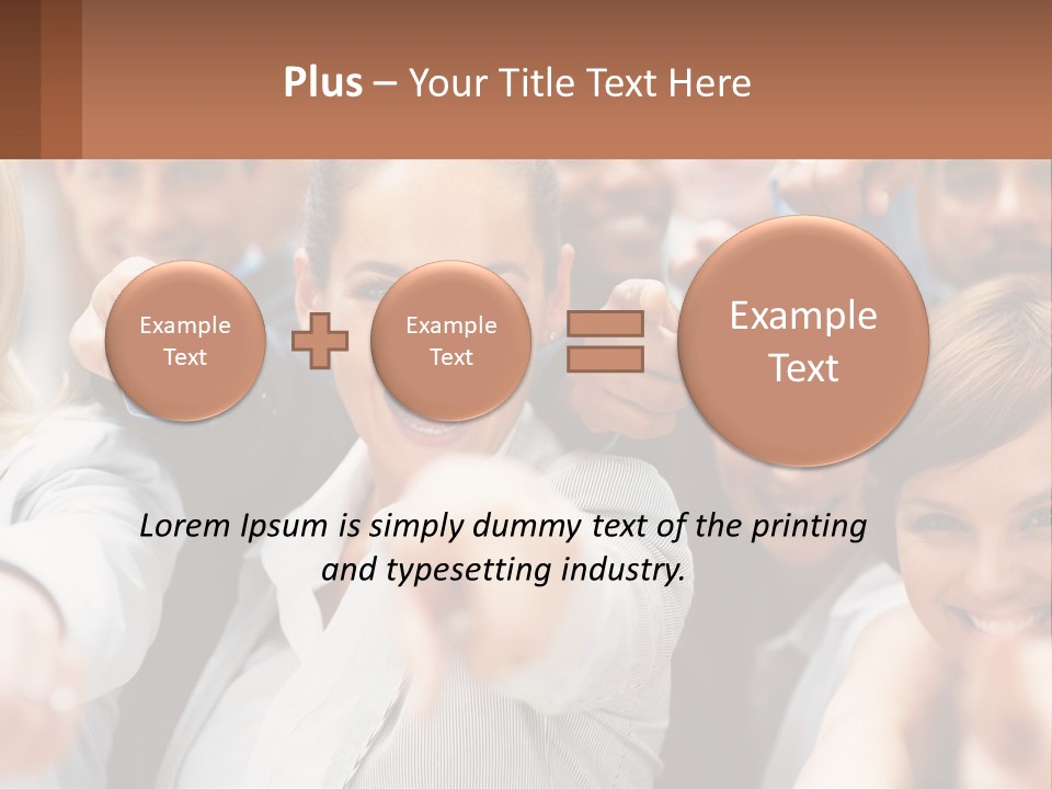 Business Dream Grass PowerPoint Template