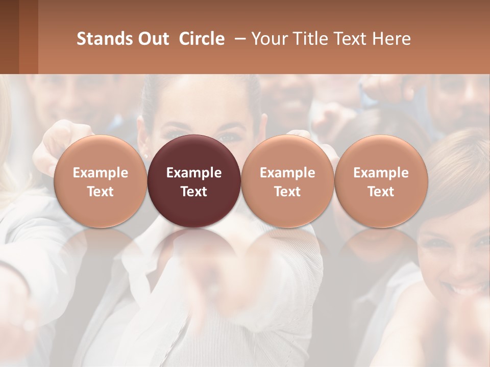 Business Dream Grass PowerPoint Template