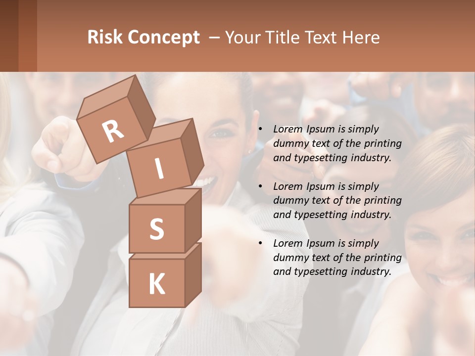 Business Dream Grass PowerPoint Template