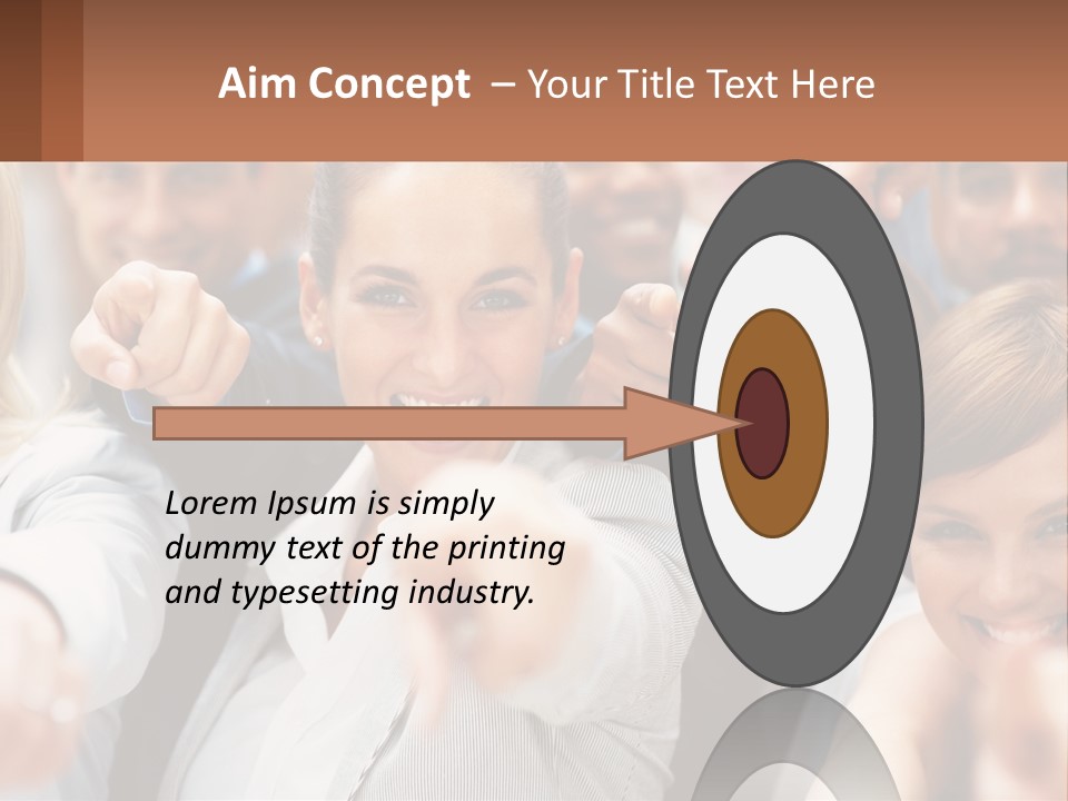 Business Dream Grass PowerPoint Template