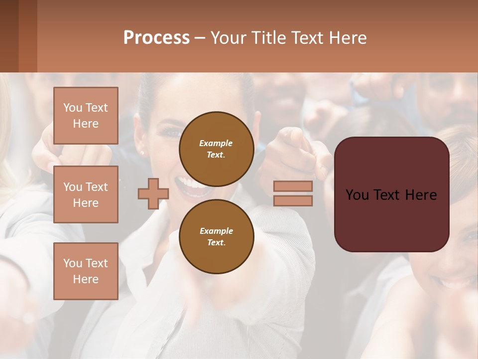 Business Dream Grass PowerPoint Template