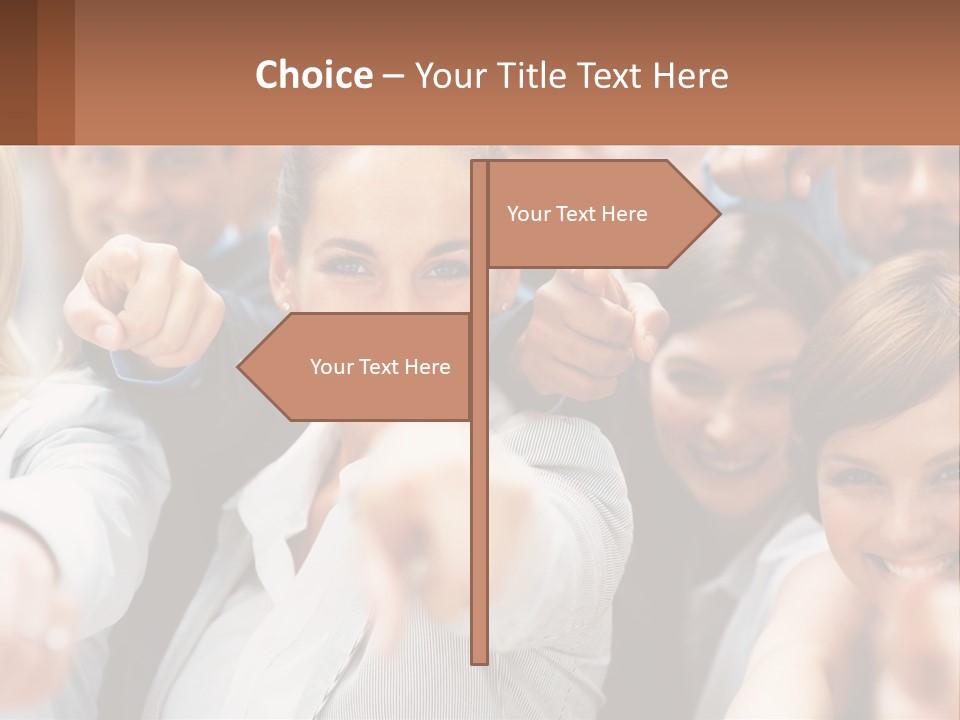 Business Dream Grass PowerPoint Template