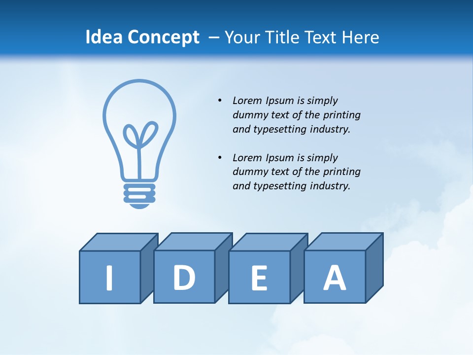 Finance Architect Dream PowerPoint Template