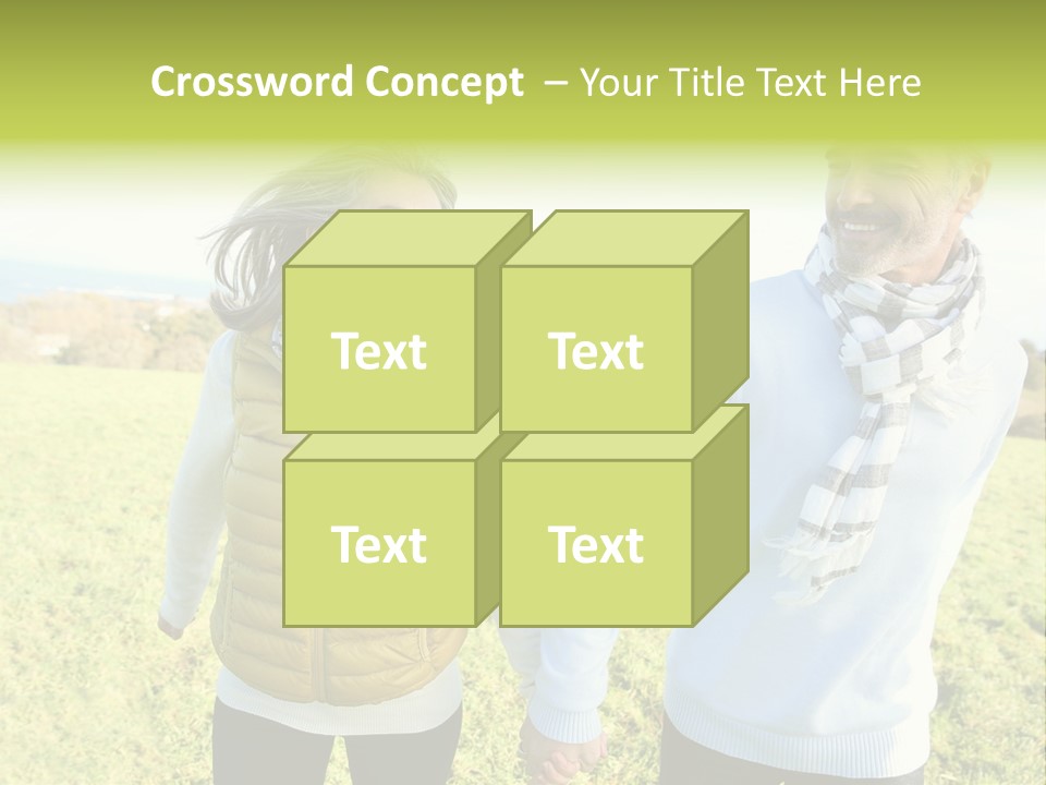 Model Hand Rent PowerPoint Template