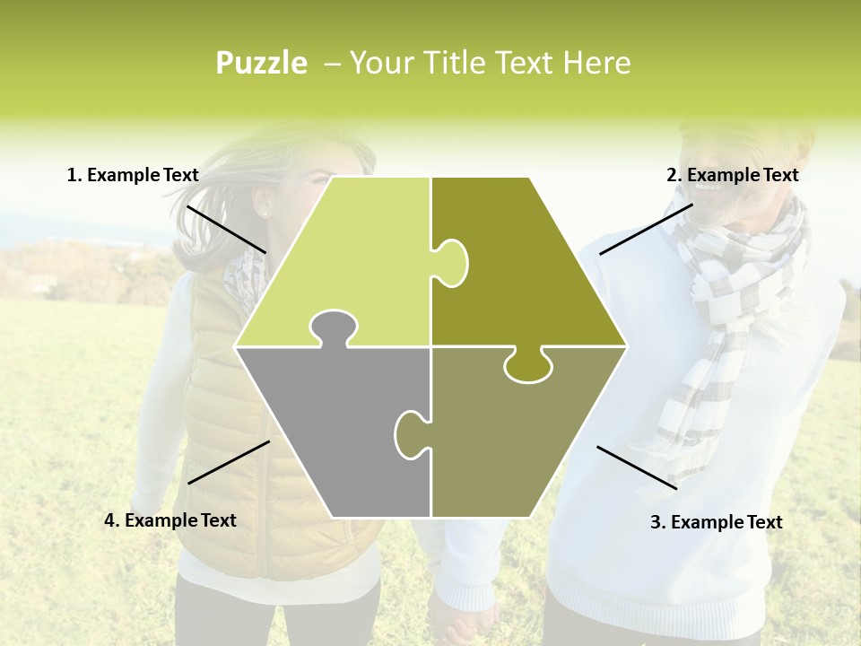 Model Hand Rent PowerPoint Template