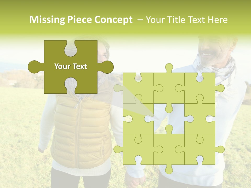 Model Hand Rent PowerPoint Template