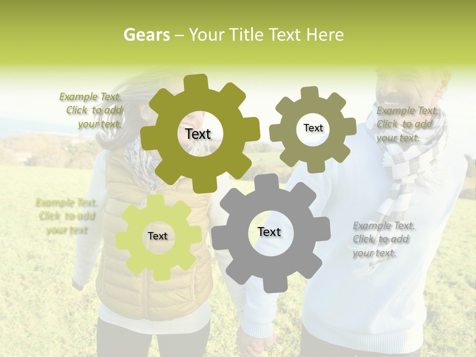 Model Hand Rent PowerPoint Template