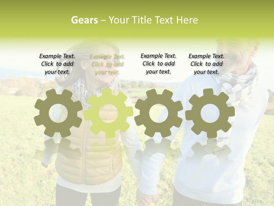 Model Hand Rent PowerPoint Template