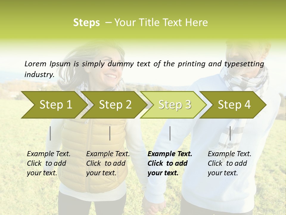 Model Hand Rent PowerPoint Template