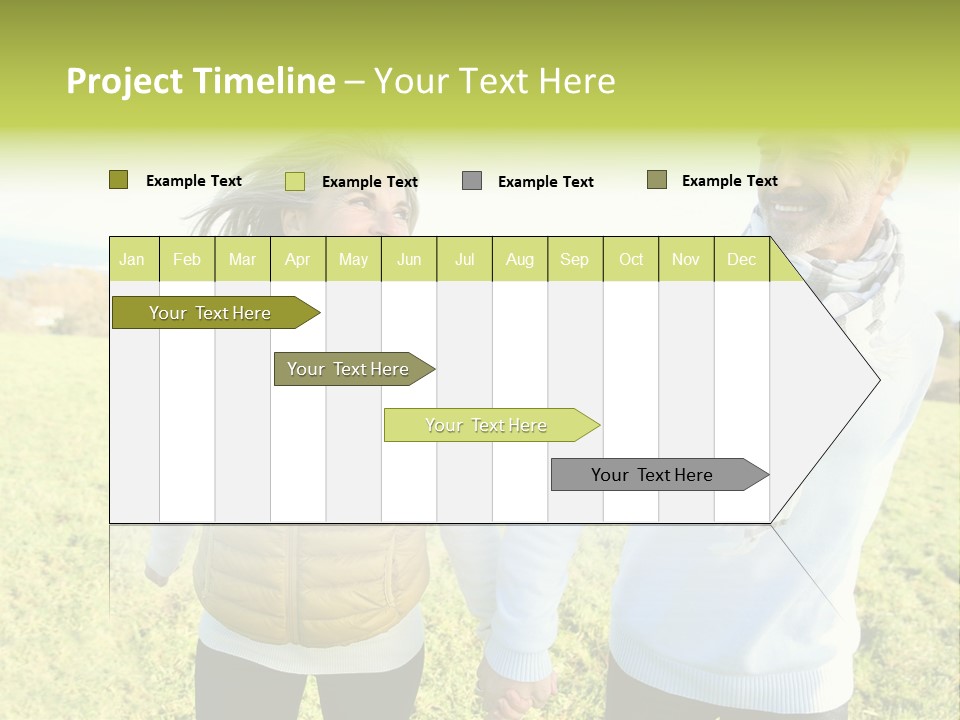 Model Hand Rent PowerPoint Template