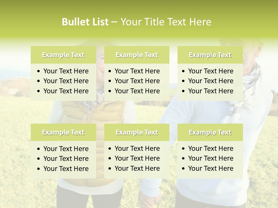 Model Hand Rent PowerPoint Template