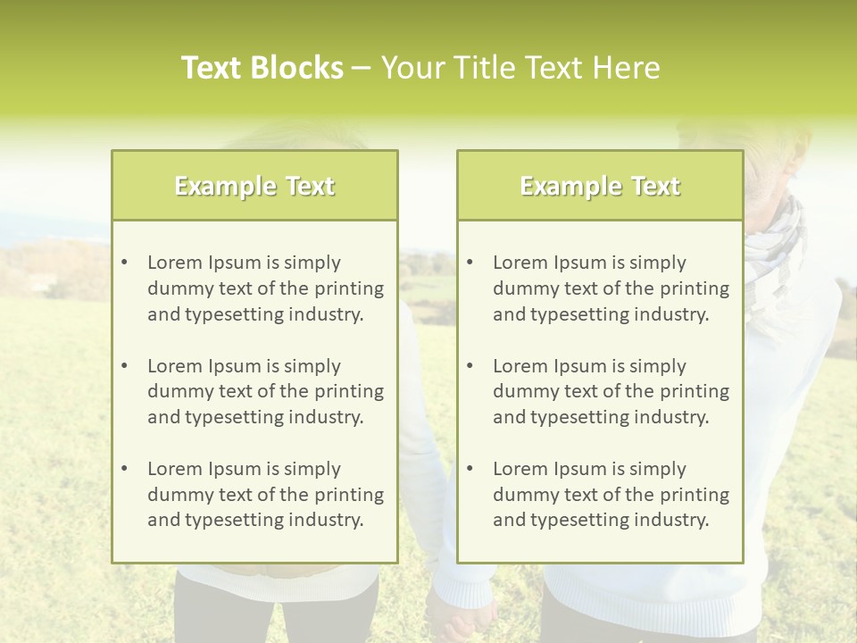 Model Hand Rent PowerPoint Template