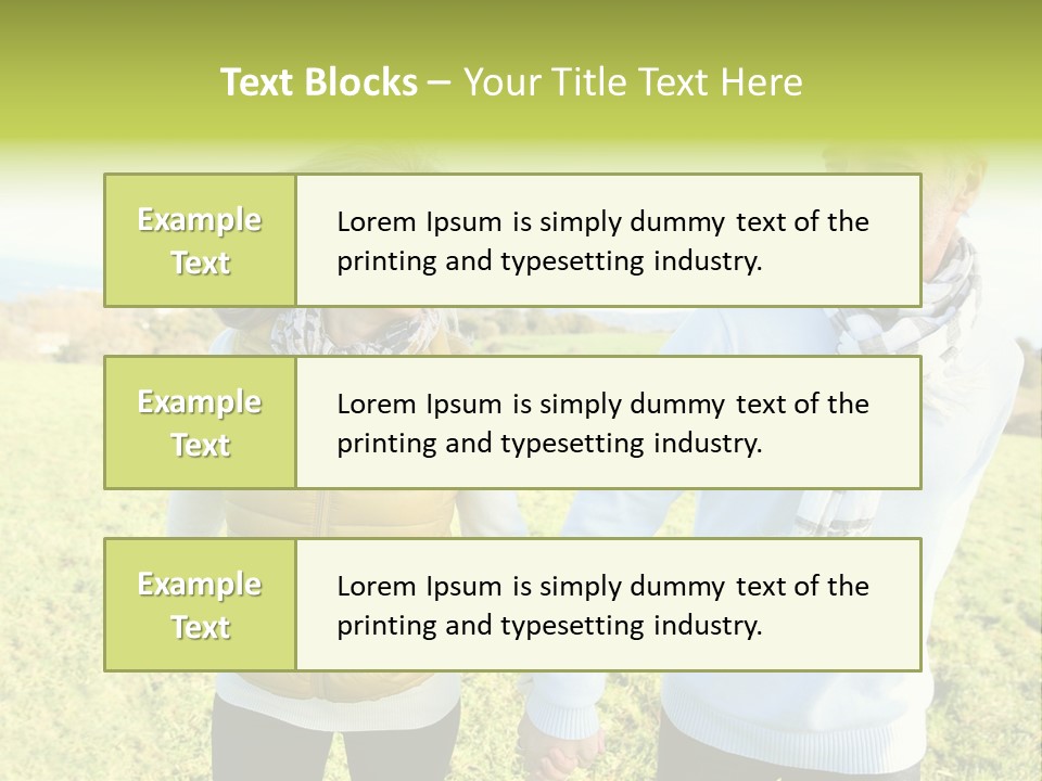 Model Hand Rent PowerPoint Template
