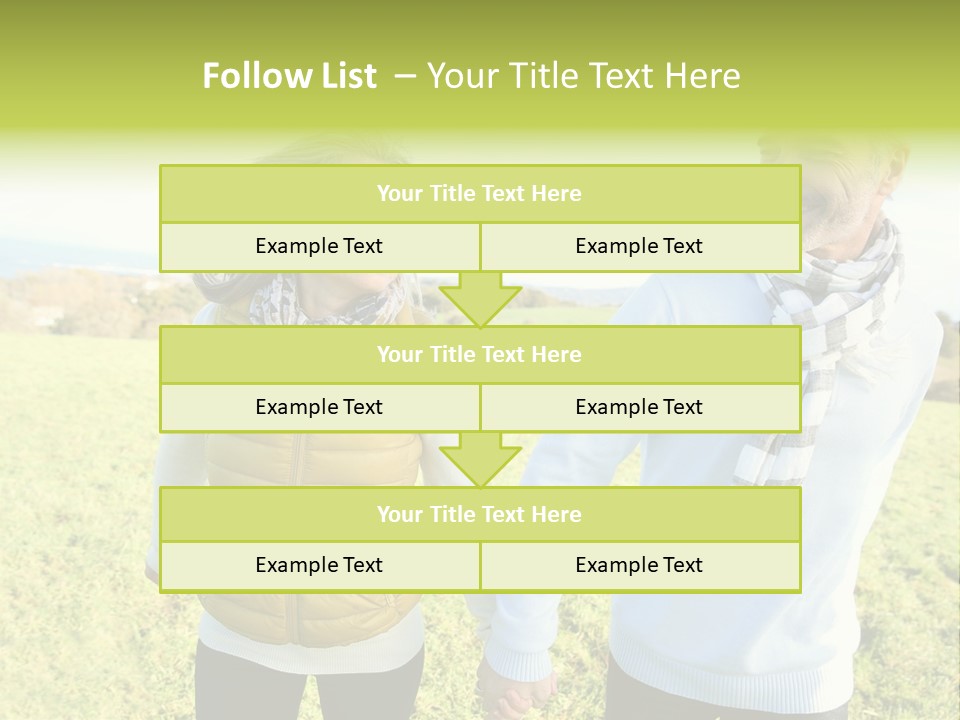 Model Hand Rent PowerPoint Template