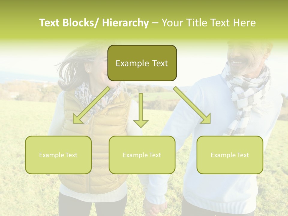 Model Hand Rent PowerPoint Template