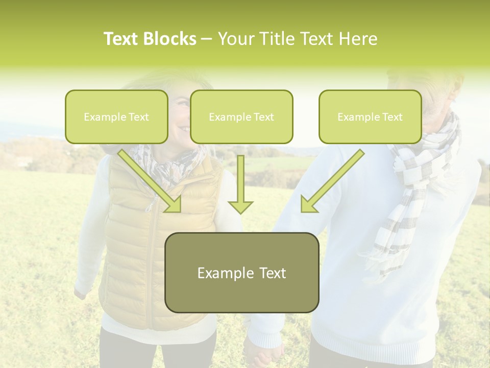 Model Hand Rent PowerPoint Template