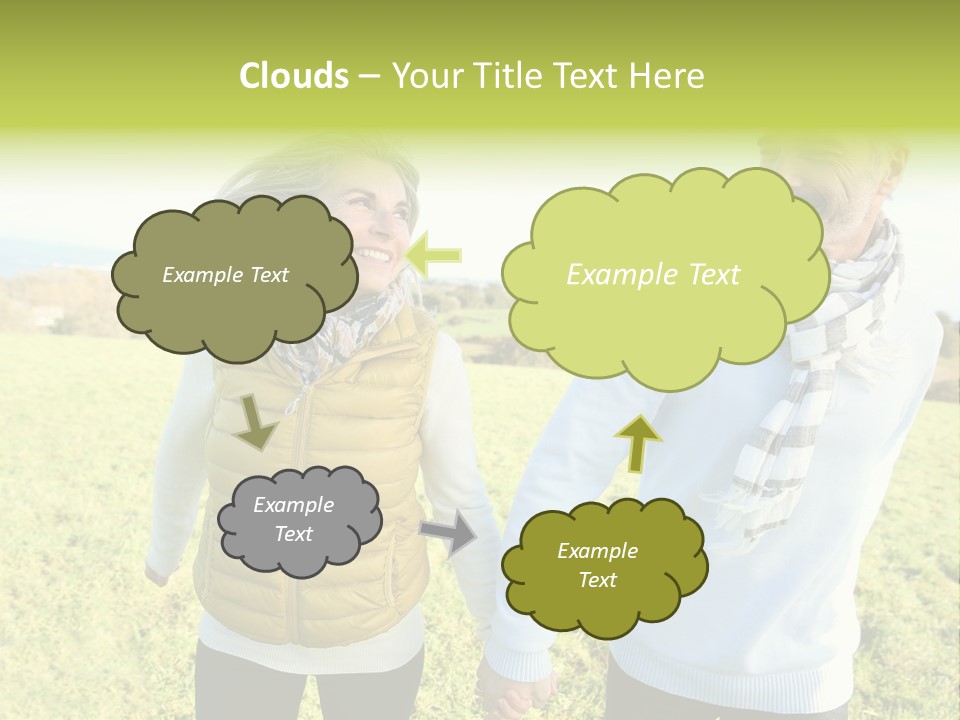 Model Hand Rent PowerPoint Template