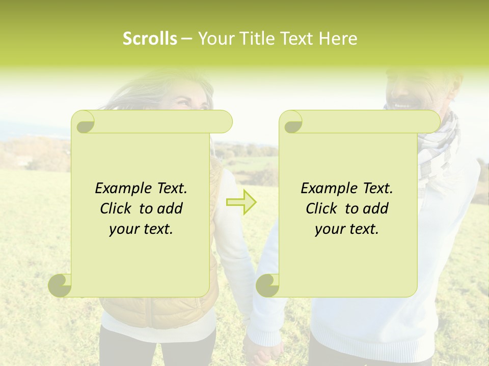 Model Hand Rent PowerPoint Template