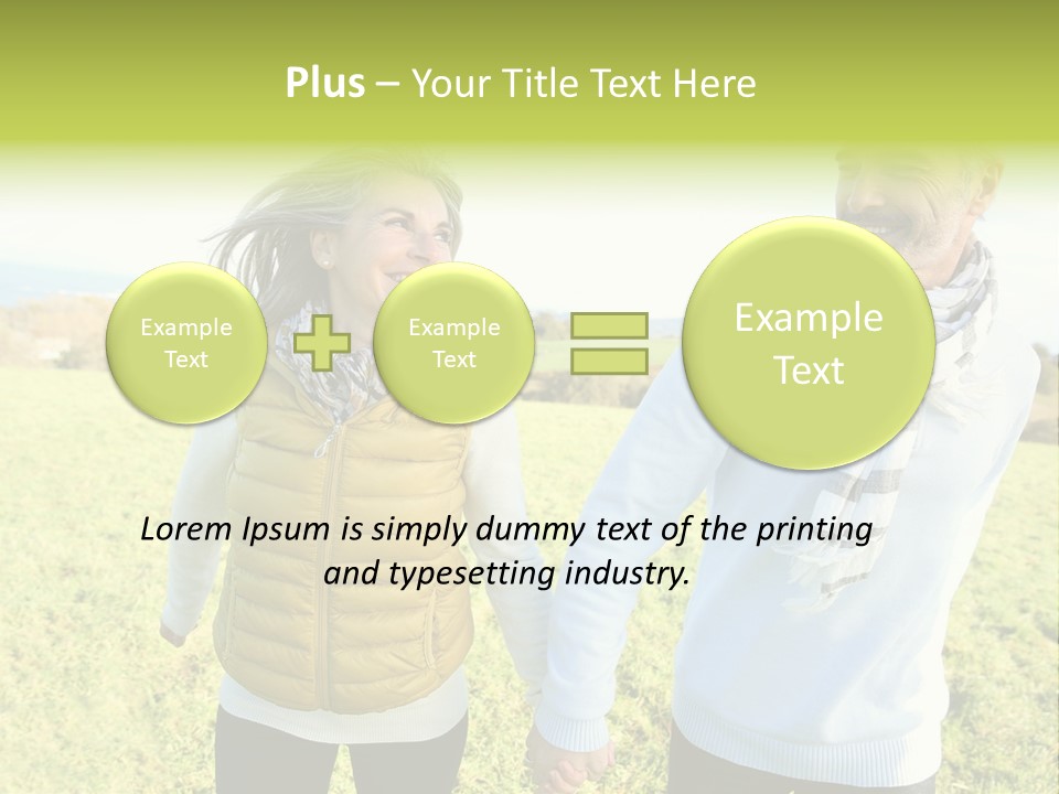 Model Hand Rent PowerPoint Template